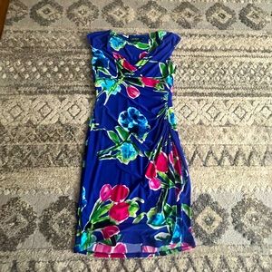 Lauren Ralph Lauren floral dress size 6 , vibrant Floral